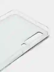 Бирюзовый силиконовый чехол на Samsung Galaxy A7 2018 / Самсунг A7 2018 с рисунком, защита камеры