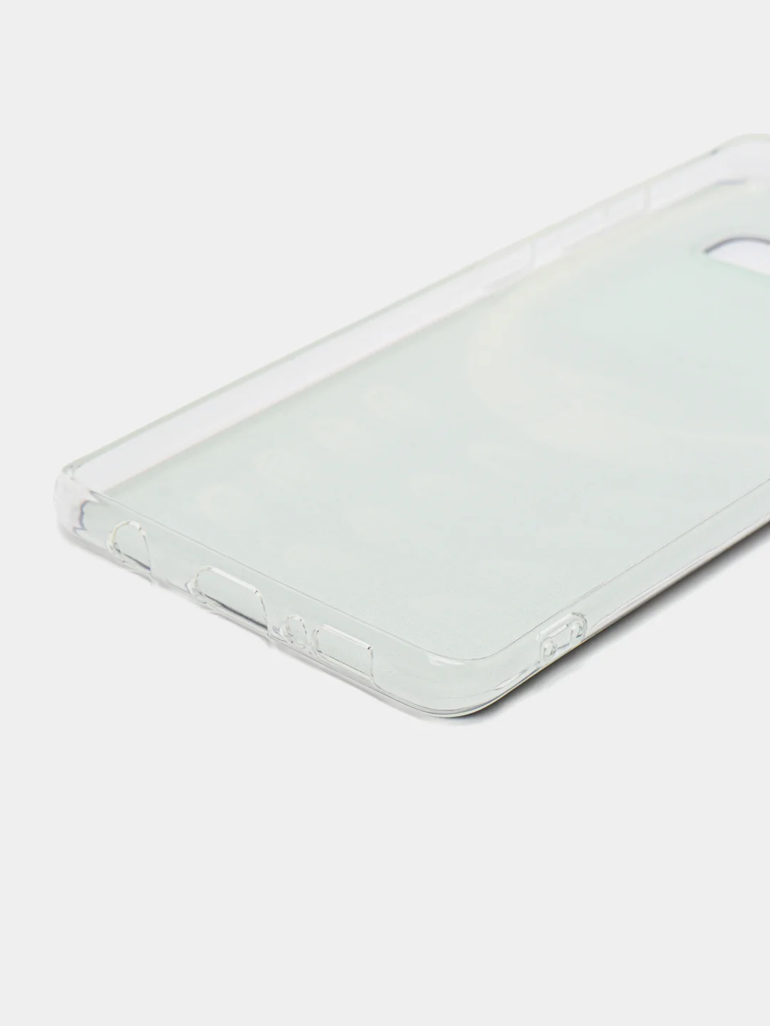 Угольный чехол на Samsung Galaxy S10 Plus / Самсунг S10 Plus прозрачный, с рисунком, защита камеры