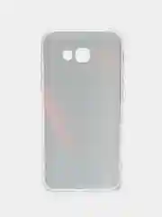 Красный силиконовый чехол на Samsung Galaxy A5 2017 / Самсунг A5 2017 с рисунком, защита камеры