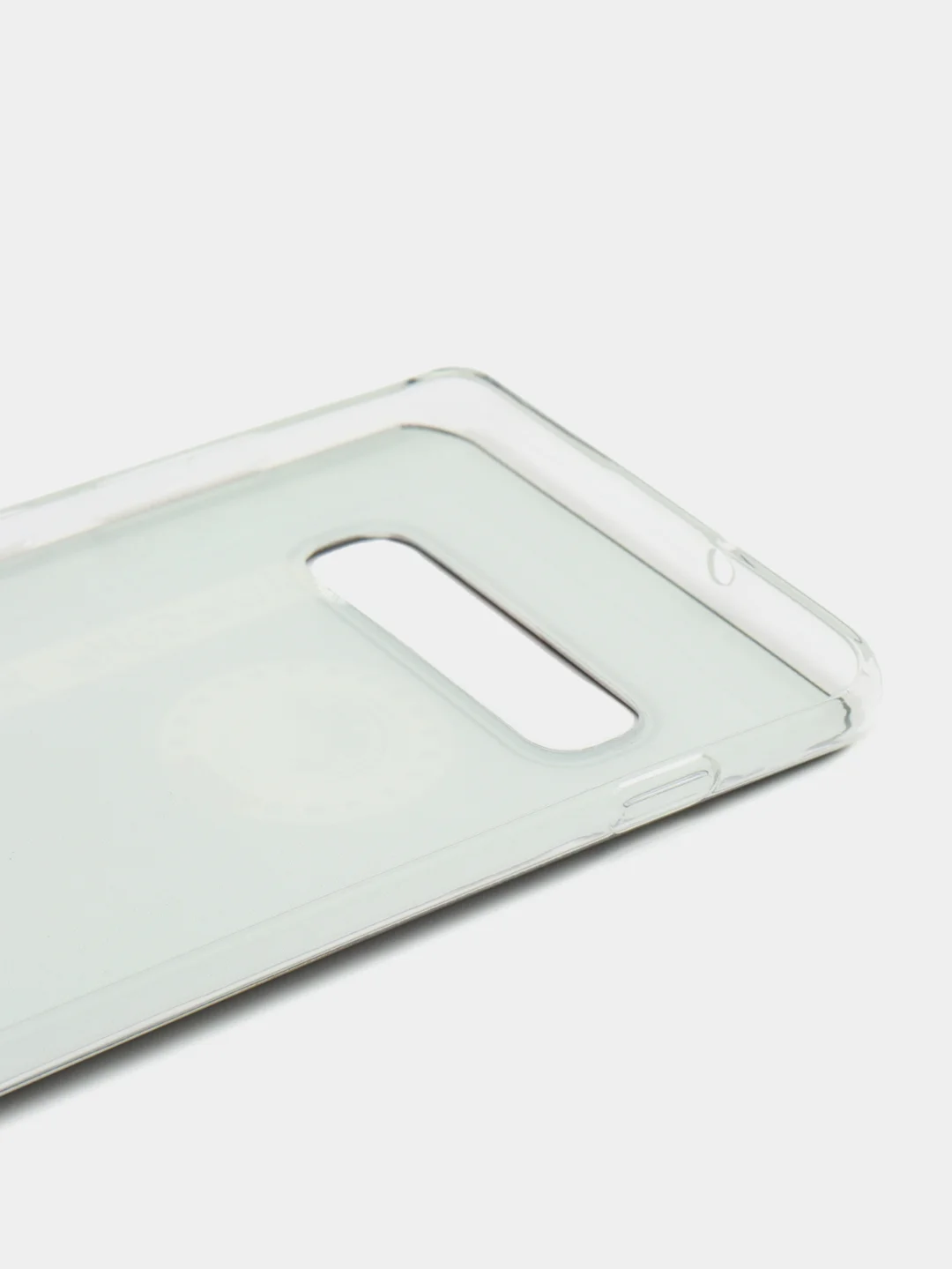 Хром чехол на Samsung Galaxy S10 Plus / Самсунг S10 Plus прозрачный, с рисунком, защита камеры
