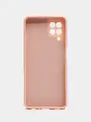Пудровый накладка для Samsung A22/M32 силиконовая, усиленная, бархат
