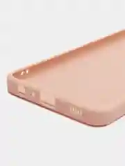 Пудровый накладка для Samsung A22/M32 силиконовая, усиленная, бархат