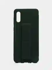 Зеленый накладка для Samsung A02 (2021) с магнитным держателем-подставкой