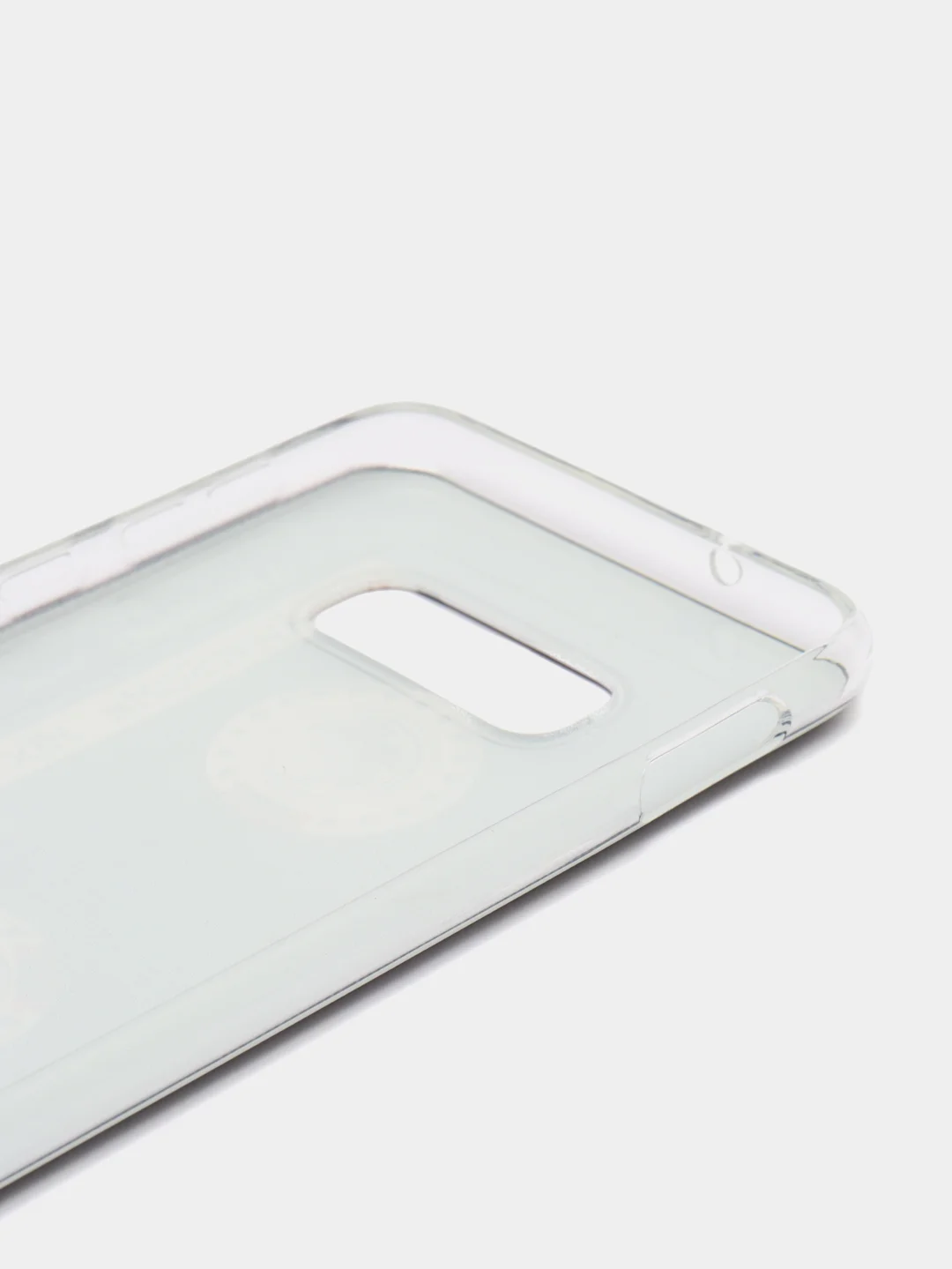 Хром силиконовый чехол на Samsung Galaxy S10E / Самсунг S10E с рисунком, защита камеры