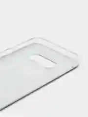 Хром силиконовый чехол на Samsung Galaxy S10E / Самсунг S10E с рисунком, защита камеры