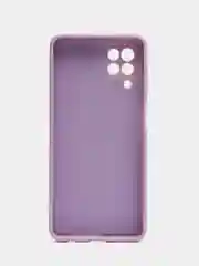 Лавандовый накладка для Samsung A22/M32 силиконовая, усиленная, бархат