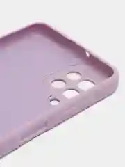 Лавандовый накладка для Samsung A22/M32 силиконовая, усиленная, бархат