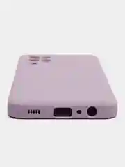Лавандовый накладка для Samsung A22/M32 силиконовая, усиленная, бархат