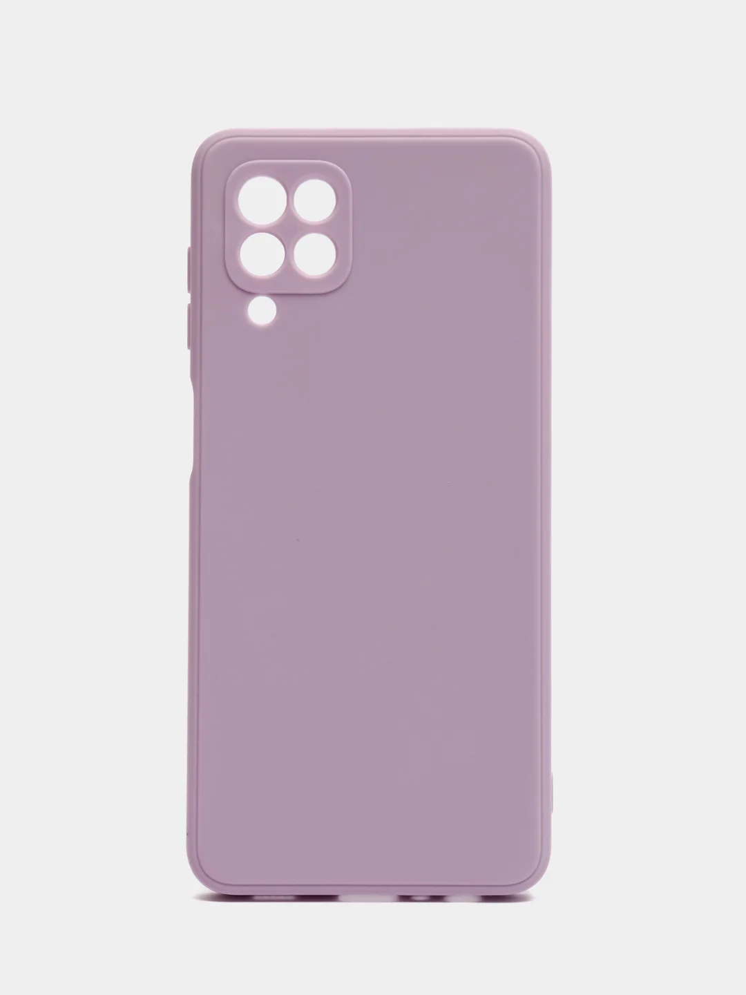 Лавандовый накладка для Samsung A22/M32 силиконовая, усиленная, бархат