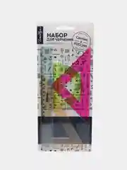 Набор геометрический 4 предмета, большой, пластик