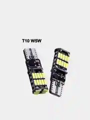 Красный габаритные светодиодные лампы T10 W5W 26SMD и T15 W16W на огни на габаритки и задний ход