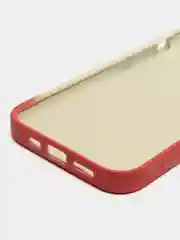 Оранжевый накладка для IPhone 13 Pro (6,1) силиконовая "Акварель"