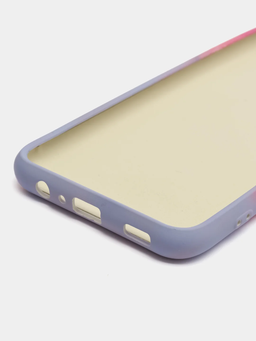 Пастельно-коралловый накладка для Samsung A03S, силиконовая "Акварель"