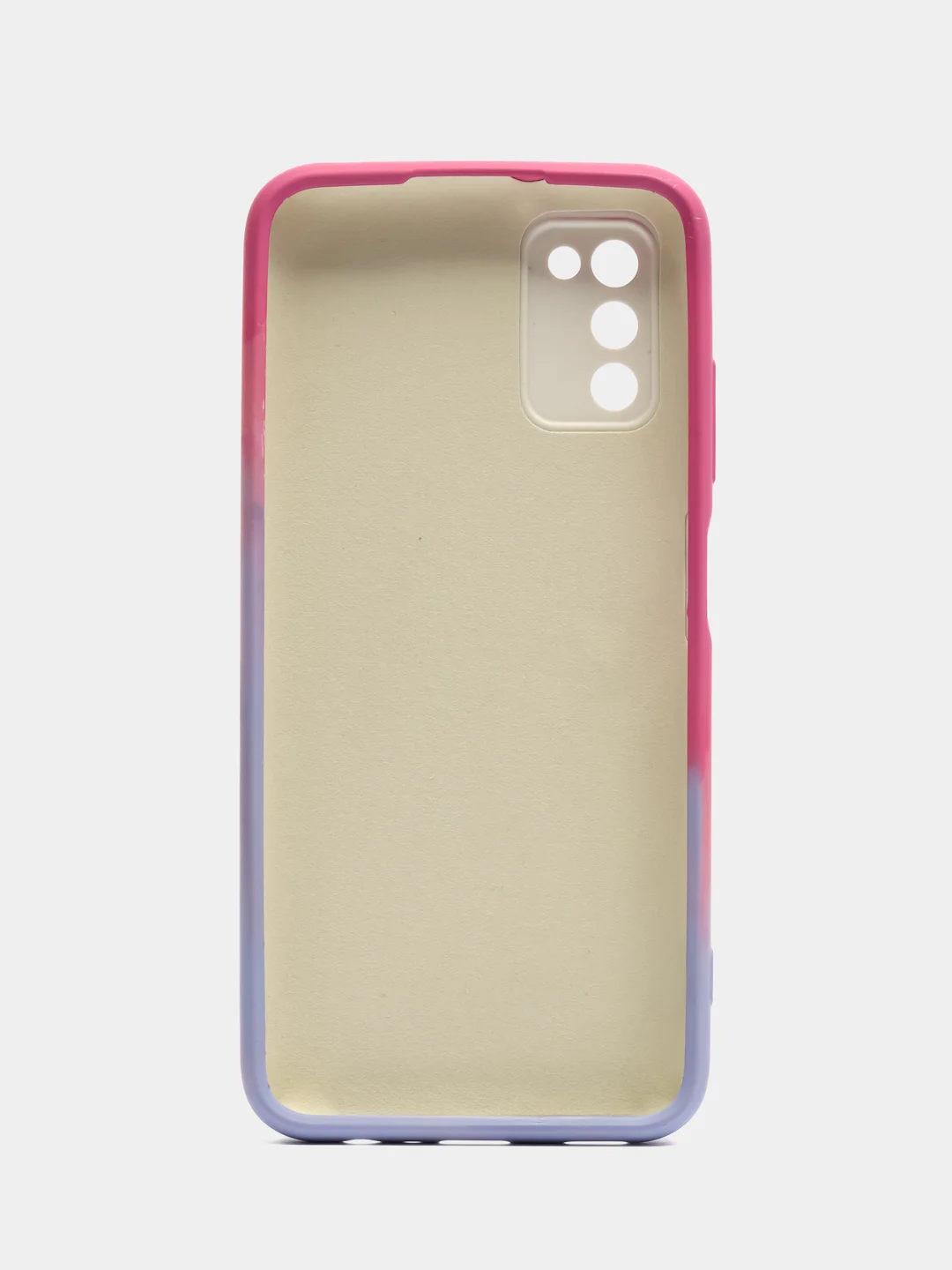 Пастельно-коралловый накладка для Samsung A03S, силиконовая "Акварель"