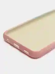 Бирюзовый накладка для Samsung A03S, силиконовая "Акварель"
