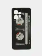 Хром чехол на Xiaomi Redmi Note 12 4G / Сяоми Редми Ноут 12 4G с рисунком, защита камеры