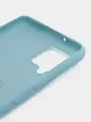 Накладка для Samsung A42 (2021) с магнитным держателем-подставкой, голубой