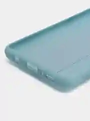 Накладка для Samsung A42 (2021) с магнитным держателем-подставкой, голубой