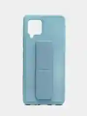 Накладка для Samsung A42 (2021) с магнитным держателем-подставкой, голубой