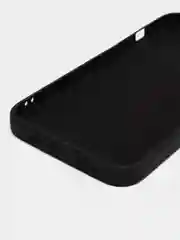 Черный накладка для IPhone 13 Pro (6,1), силиконовая, усиленная, бархат