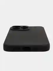 Черный накладка для IPhone 13 Pro (6,1), силиконовая, усиленная, бархат