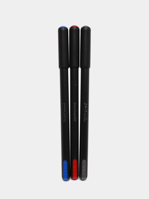 Набор шариковых ручек Linc Pentonic, 3 цвета, синий, красный, черный, 0,7 мм