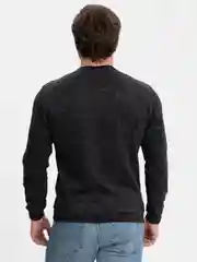 Серый лонгслив мужской