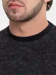 Серый лонгслив мужской