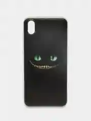 Черный чехол на Huawei Honor 8S/Huawei Y5 2019 / Хуавей Y5 2019/Хонор 8S прозрачный, с рисунком