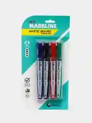 Набор маркеров для досок LINC BOARD 2,5-3,7 мм, ассорти, 4 штуки