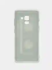 Хром силиконовый чехол на Samsung Galaxy A8 2018 / Самсунг A8 2018 с рисунком, защита камеры