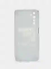 Тёмно-коричневый силиконовый чехол на Realme 6 Pro / Реалми 6 Про прозрачный, с рисунком, защита камеры