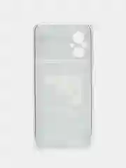Тёмно-коричневый силиконовый чехол на Xiaomi Poco M5 / Сяоми Поко M5 прозрачный, с рисунком, защита камеры