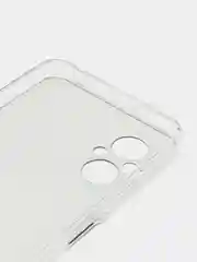 Тёмно-коричневый силиконовый чехол на Xiaomi Poco M5 / Сяоми Поко M5 прозрачный, с рисунком, защита камеры