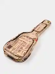 Чехол утепленный для акустической гитары 4/4 (41 дюйм) с ручкой и карманами, "Newspaper"