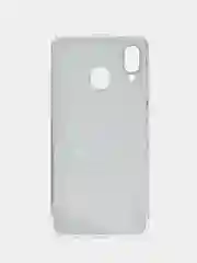 Черный силиконовый чехол на Samsung Galaxy A30/A20 / Самсунг А30/А20 с рисунком, защита камеры