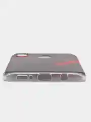 Красный силиконовый чехол на Samsung Galaxy A30/A20 / Самсунг А30/А20 с рисунком, защита камеры