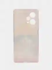 Желтый чехол на Xiaomi Redmi Note 12 Pro Plus / Сяоми Редми Нот 12 Про плюс прозрачный с рисунком