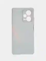 Красный чехол на Xiaomi Redmi Note 12 Pro Plus / Сяоми Редми Нот 12 Про плюс прозрачный с рисунком