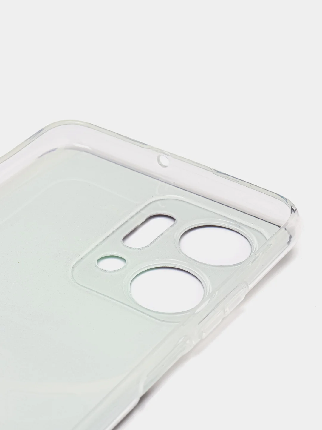 Угольный силиконовый чехол на Honor X7A / Хонор X7A прозрачный, с рисунком, защита камеры