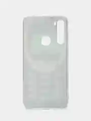 Угольный силиконовый чехол на Xiaomi Redmi Note 8 / Сяоми Редми Нот 8 с рисунком, защита камеры