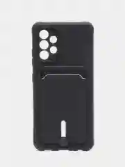 Силиконовый противоударный чехол для Samsung Galaxy А32 4G (Самсунг А32 4G), с карманом