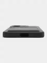 Черный чехол силиконовый для Vivo V25/V25E (Виво В25/В25Е), с карманом для карт
