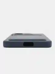 Темно-синий чехол силиконовый для Vivo V25/V25E (Виво В25/В25Е), с карманом для карт
