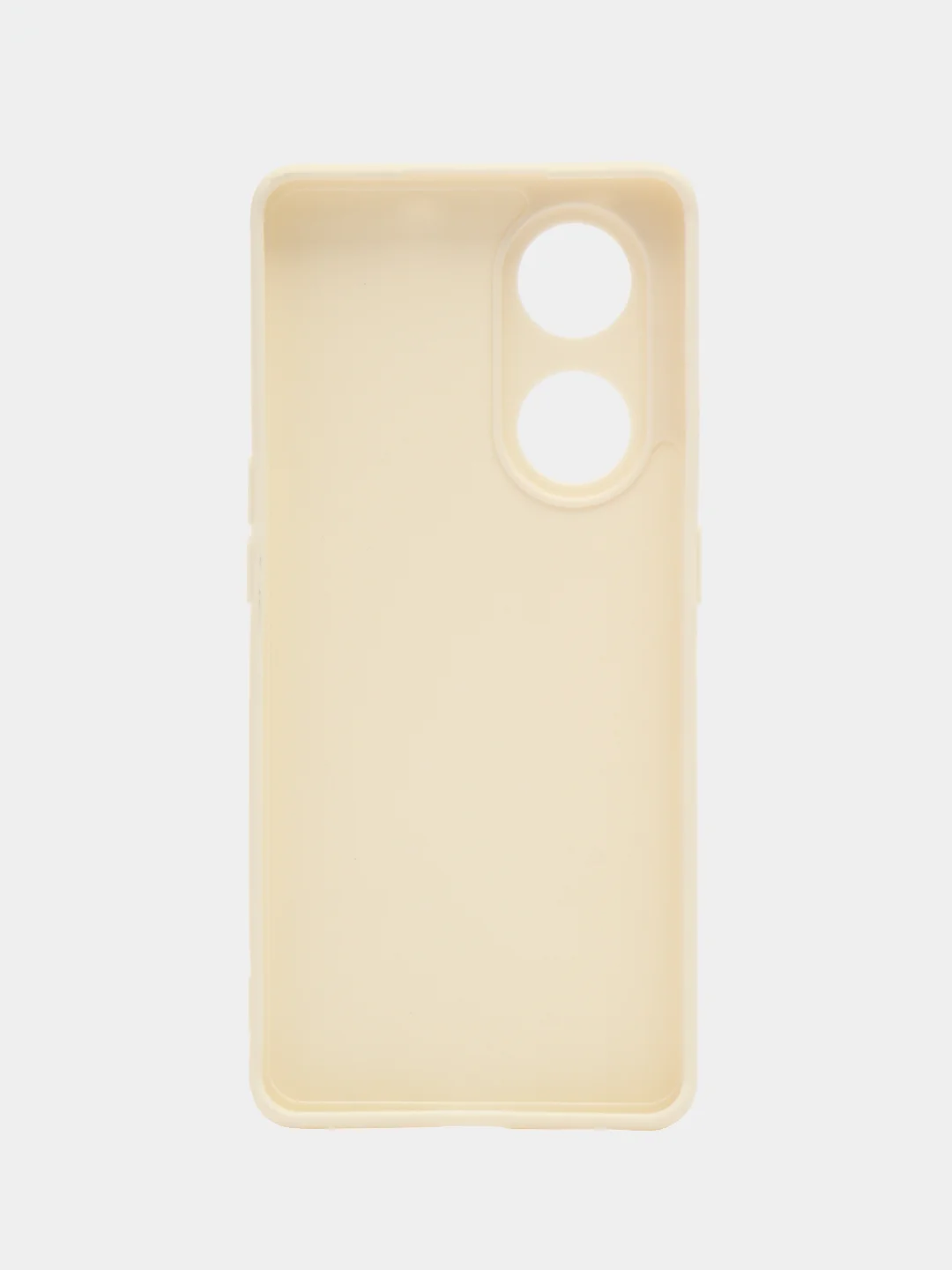 Молочный чехол для Oppo Reno 8T 5G (Оппо Рено 8Т 5Г), силиконовый, c защитой камеры
