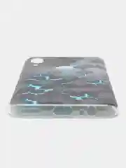 Бирюзовый чехол на Huawei P Smart Z/Honor 9X / Хонор 9Х прозрачный, с рисунком, защита камеры