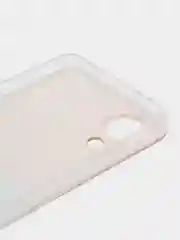 Голубой силиконовый чехол на Oppo A17K/Оппо A17К, прозрачный, с рисунком, защита камеры