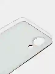 Красный силиконовый чехол на Oppo A17K/Оппо A17К, прозрачный, с рисунком, защита камеры