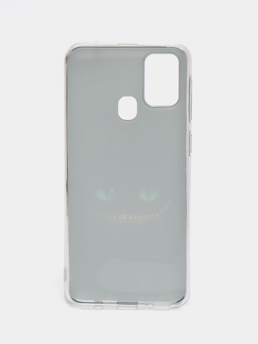 Черный силиконовый чехол на Samsung Galaxy M31 / Самсунг M31 с рисунком, защита камеры