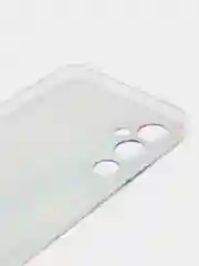 Ледяной силиконовый чехол на Tecno Pova 4 / Текно Пова 4 прозрачный, с рисунком, защита камеры